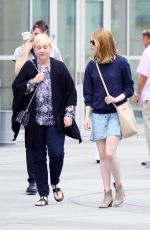 EMMA STONE and Her Mother Krista Out in Hollywood 10/18/2015