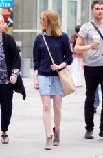 EMMA STONE and Her Mother Krista Out in Hollywood 10/18/2015