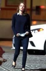 EMMA STONE at La La Land Set in Los Angeles 10/07/2015