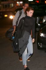EMMA WATSON Out and About in New York 10/30/2015