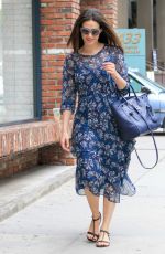 EMMY ROSSUM Out and About in Beverly Hills 10/14/2015
