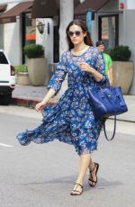 EMMY ROSSUM Out and About in Beverly Hills 10/14/2015