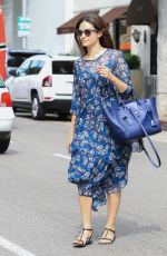 EMMY ROSSUM Out and About in Beverly Hills 10/14/2015