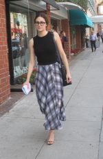 EMMY ROSSUM Out and About in Beverly Hills 10/27/2015