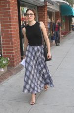 EMMY ROSSUM Out and About in Beverly Hills 10/27/2015