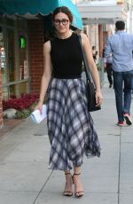 EMMY ROSSUM Out and About in Beverly Hills 10/27/2015