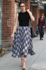 EMMY ROSSUM Out and About in Beverly Hills 10/27/2015
