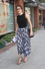 EMMY ROSSUM Out and About in Beverly Hills 10/27/2015