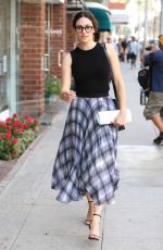 EMMY ROSSUM Out and About in Beverly Hills 10/27/2015