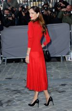 EUGENIA SILVA at Christian Dior Fashion Show in Paris 10/02/2015