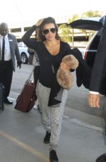 EVA LONGORIA Arrives at LAX Airport in Los Angeles 10/30/2015