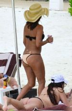 EVA LONGORIA in Bikini At a Beach in Cancun 10/11/2015