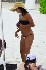 EVA LONGORIA in Bikini At a Beach in Cancun 10/11/2015