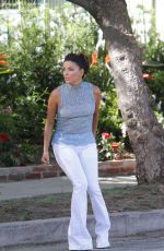 EVA LONGORIA on the Set of Hot and Bothered in Los Angeles 10/01/2015