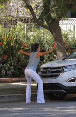 EVA LONGORIA on the Set of Hot and Bothered in Los Angeles 10/01/2015