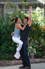 EVA LONGORIA on the Set of Hot and Bothered in Los Angeles 10/01/2015