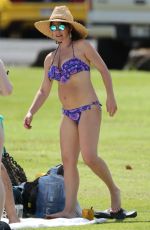 EVANGELINE LILLY in Bikini at a Park in Hawaii 10/22/2015