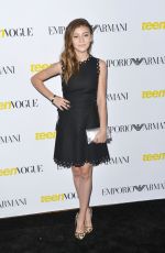 GENEVIEVE HANNELIUS at Teen Vogue’s 13th Annual Young Hollywood Issue Launch Party in Los Angeles 10/02/2015