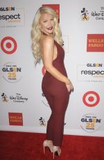 GIGI GORGEOUS at 2015 glsen Respect Awards in Beverly Hills 10/23/2015