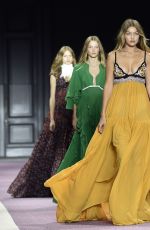 GIGI HADID at Giambattista Valli Fashion Show at Paris Fashion Week 10/05/2015