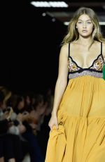 GIGI HADID at Giambattista Valli Fashion Show at Paris Fashion Week 10/05/2015