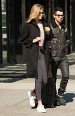 GIGI HADID Heading to JFK Airport in New York 10/21/2015
