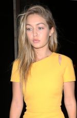 GIGI HADID Leaves Kinugawa Restaurant in Paris 10/02/2015