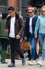 GIGI HADID Out and About in New York 10/09/2015