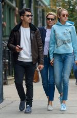 GIGI HADID Out and About in New York 10/09/2015