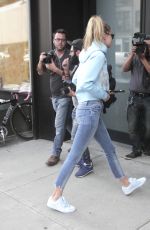 GIGI HADID Out and About in New York 10/09/2015