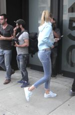 GIGI HADID Out and About in New York 10/09/2015