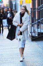 GIGI HADID Out and About in New York 10/19/2015