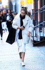 GIGI HADID Out and About in New York 10/19/2015