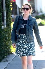 GILLIAN JACOBS Out and About in Beverly Hills 10/08/2015