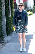 GILLIAN JACOBS Out and About in Beverly Hills 10/08/2015