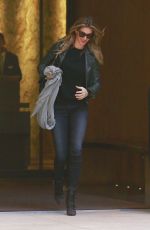 GISELE BUNDCHEN Leaves Her Apartment in New York 10/27/2015