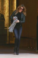 GISELE BUNDCHEN Leaves Her Apartment in New York 10/27/2015