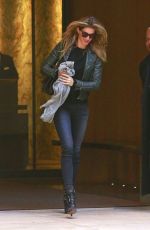 GISELE BUNDCHEN Leaves Her Apartment in New York 10/27/2015