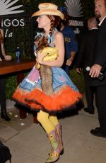 GWEN STEFANI at Casa Tequila Halloween Party in Beverly Hills 10/30/2015
