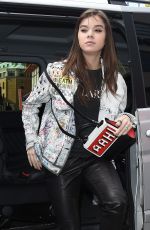 HAILEE STEINFELD Arrives at Capital FM Studio in London 10/01/2015