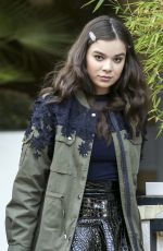 HAILEE STEINFELD Arrives at ITV Studios in London 10/02/2015