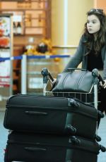 HAILEE STEINFELD at Vancouver International Airport 10/13/2015