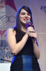 HAILEE STEINFELD at Z100 Jingle Ball Presented by Capital One Kick-off Event in New York 10/05/2015