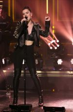 HAILEE STEINFELD Performs at The Tonight Show with Jimmy Fallon in New York 10/06/2015