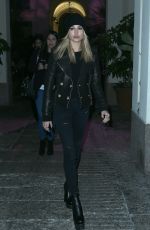 HAILEY BALDWIN Night Out in Milan 10/24/2015