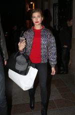HAILEY BALDWIN Night Out in Paris 10/02/2015