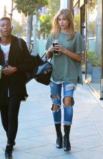 HAILEY BALDWIN Out and About on Melrose Boulevard 10/08/2015