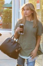 HAILEY BALDWIN Out and About on Melrose Boulevard 10/08/2015