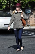 HEATHER MORRIS with a Pumpkin Out in Calabasas 10/19/2015