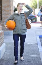 HEATHER MORRIS with a Pumpkin Out in Calabasas 10/19/2015